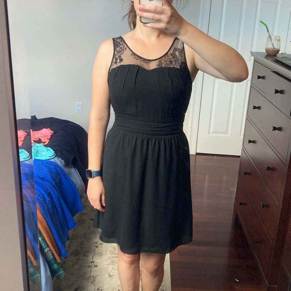 Express Black Cocktail Dress